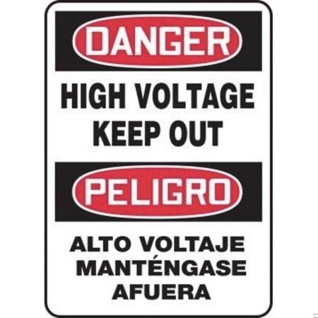 Accuform Danger Sign, SBMELC114XV SBMELC114XV